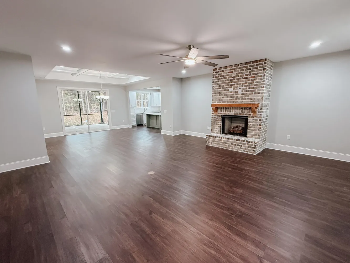 Interior of a newly built home at Savannah Lakes Village